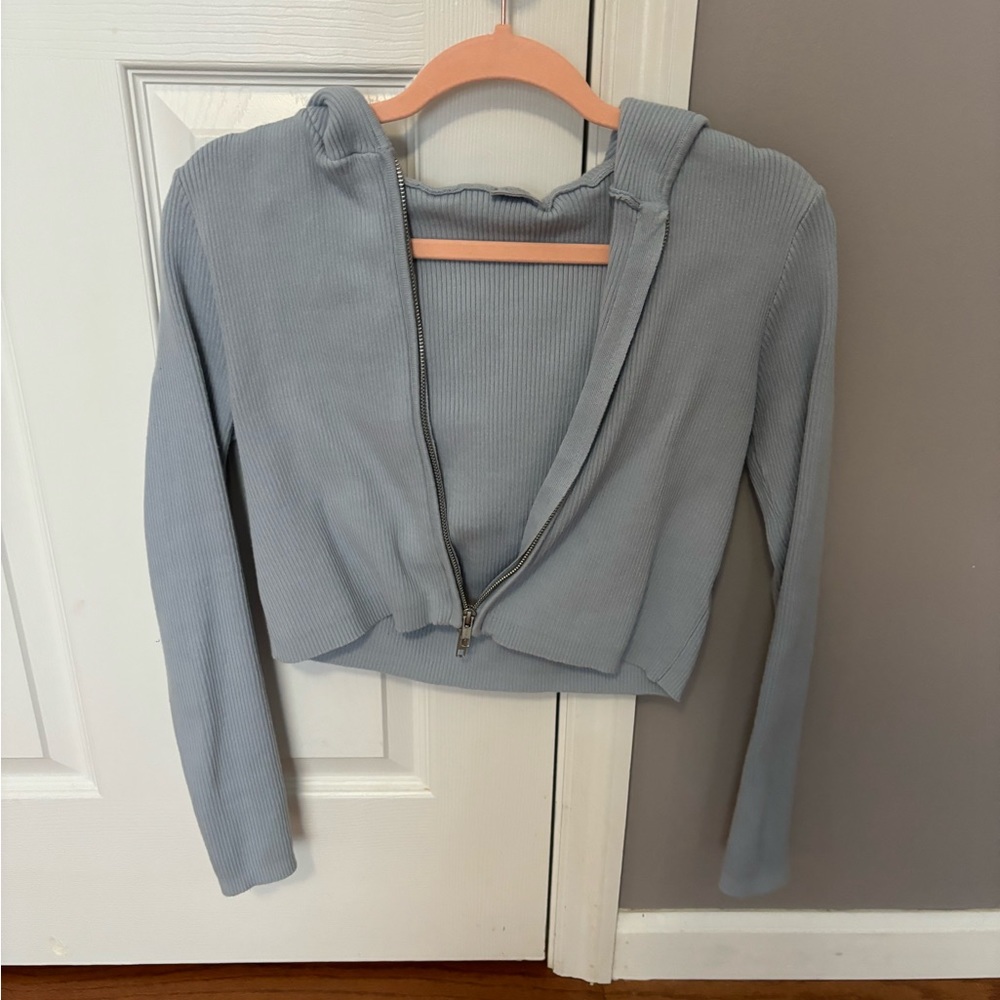 John Galt blue cropped jacket